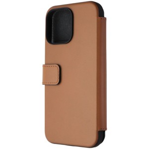 Nomad Modern Leather Folio Case for MagSafe for iPhone 15 Pro Max - English Tan - 1 of 3