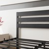 KTMBDW 14 Inch Metal Bed Frame - Heavy Duty Bedframe with Headboard Black Basic Steel Slats Platform No Box Spring Needed - 3 of 4
