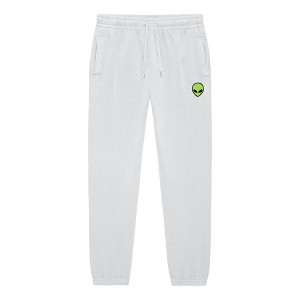 Dalix Alien Embroidered Sweat Pant Soft Heavy Weight Fleece Relaxed Fit Lounge Mens - 1 of 4