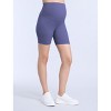 Women's 6 1/2" Ribbed Maternity Biker Short | Motherhood Maternity - 3 of 4