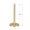 happimess Avery Modern Classic Metal with Non Slip Weighted Marble Base Paper Towel Holder - 4 of 4