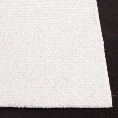 Ivory Elegance 4' x 6' Handmade Tufted Wool-Viscose Blend Rug
