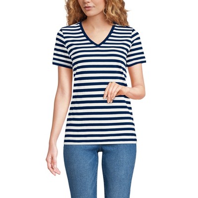 Lands' End Women's Relaxed Supima Cotton T-Shirt