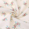 INSPIRE CHIC Women's Floral Printed 100% Cotton Lace Trim Square Scarves 1Pc - 4 of 4