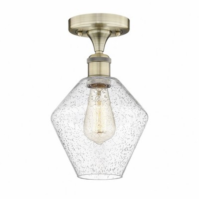 Cindyrella - 1 Light Semi-Flush Mount In Nautiical Style-11.25 Inches Tall and 8 Inches Wide