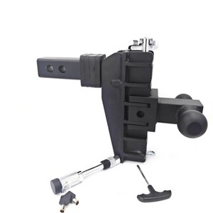 Trailer Hitch Ball, Hitch Ball Mount - Adjustable  Receiver Dual Ball Drop/Rise w/Anti-Theft Pin for Truck/RV/Trailer/Camper - 1 of 4