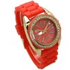 Olivia Pratt Bright Silicone Band with Rhinestones Numeral Women Watch - 2 of 4