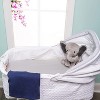 Everyday Kids 2-Pack Bassinet Sheets – 100% Cotton Jersey Knit, Navy & Gray, Fitted Sheets for Baby Boy, Fits Oval & Rectangle Bassinet Mattresses - 3 of 4