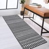 COZONY Chenille Carpet Mat Rug, Modern Striped Washable Non-Slip Area Rug for Living Room Bedroom Dining Room - 2 of 4