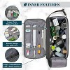 PAVILIA Toiletry Bag for Men Women, Canvas Travel Dopp Kit, Water Resistant Hygiene Toiletries Organizer, Shaving Accessories Bag - 4 of 4