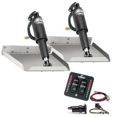 Lenco Edge Mount Trim Tab Kit with LED Indicator Switch 12V - Model 15110103.