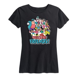 Women's - Disney - Welcome Friends! Short Sleeve Graphic T-Shirt - 1 of 4