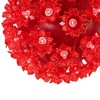 Northlight LED Lighted Starlight Sphere Hanging Outdoor Christmas Decoration- 6" - Red Lights - 4 of 4