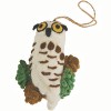 Park Designs Owl Brown Felt Ornament Pack Of 4 - 2 of 4
