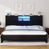 Aheaplus King Headboard with Storage Cabinet, Headboard with Sliding Doors, Charging Station - 2 of 4