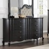 64" Chelmsford Decorative Storage Drawer Antique Black Finish - Acme Furniture: Solid Wood Composite, 5 Drawers, No Assembly Required - 2 of 4
