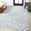 JONATHAN Y Maribo High-Low Abstract Groovy Striped Indoor/Outdoor Area Rug - 3 of 4