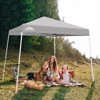 EAGLE PEAK Slant Leg Pop-up Canopy Tent Easy One Person Setup Instant Outdoor Beach Canopy Folding Portable Sports Shelter - 2 of 4