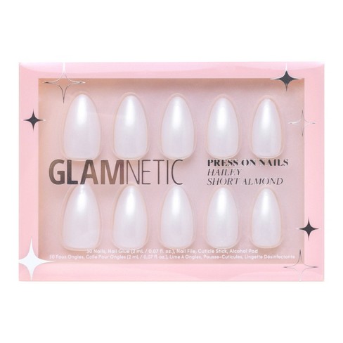 Glamnetic Press-on Women's Manicure Fake Nails - Hailey - 30ct - Ulta ...