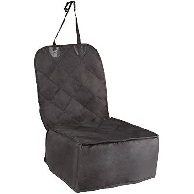 Pet Car Cover Protector or Dog Booster Seat, 2-In-1 Seat Liner/Pet Seatbelt, Quilted Waterproof with Non-Slip Backing for Car/Truck/SUV by PETMAKER