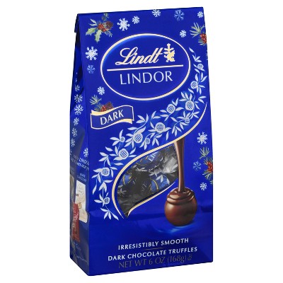 Lindt Lindor Holiday Dark Chocolate Truffles - 6oz