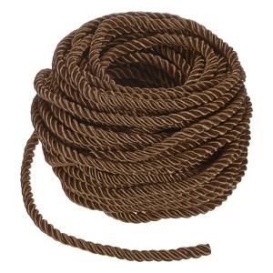 Unique Bargains Soft Polyester Decorative Cord Twisted Rope Trim 1 Pc - 1 of 4