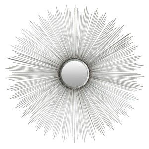 Sun Burst Mirror - Silver - Safavieh - 1 of 3