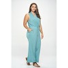 WEST K Women's Jillian Plus Size Sleeveless Knit Jumpsuit - image 2 of 2