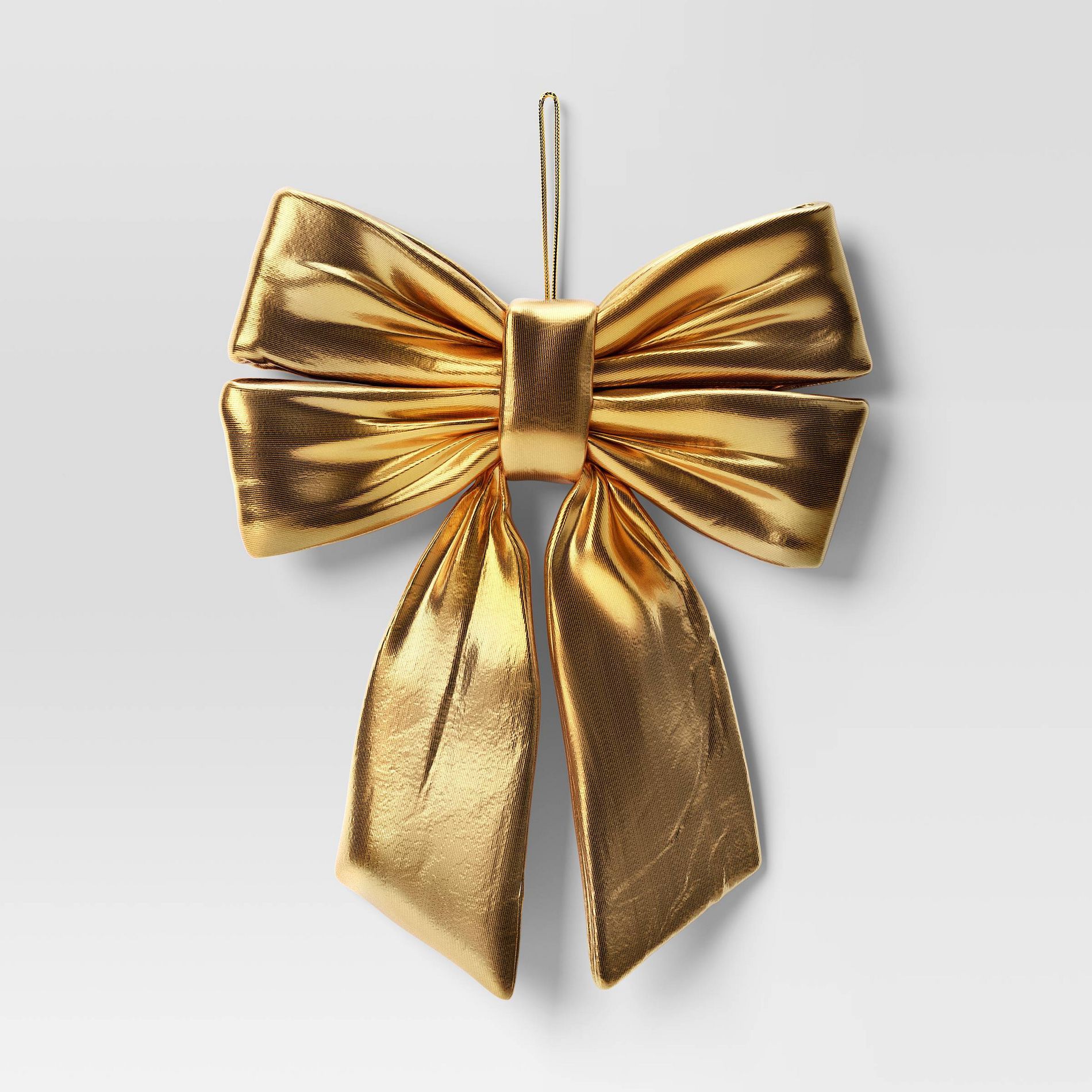 Christmas Small Metallic Bow Gold - Wondershop™