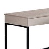 42" Wendral Desk Natural/Black - Acme Furniture: Home Office Workstation with Storage Drawer - 3 of 4