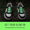 Maplefield Silicone No Tie Shoe Laces for Kids - Time Saving Elastic Shoe Laces - Silicone Shoe Laces - 16 Pack (Glow in the Dark) - image 3 of 4