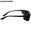 grinderPUNCH Full Lens Magnification Safety Glasses with Black Frame  Clear Lens   Magnifying Reading Eyewear (Tinted +1.00 Diopter) - 4 of 4