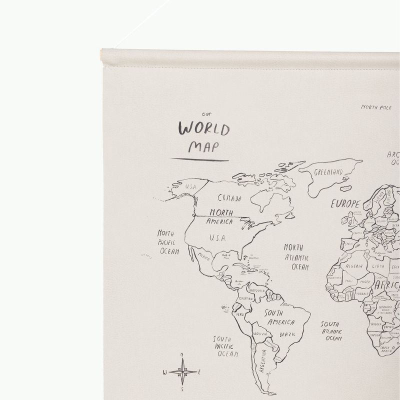 Gathre Horizontal World Map Kids&#39; Poster, 3 of 4