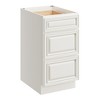CASAINC 18 in. W x 24 in. D x 34.5 in. H Base Kitchen Cabinet with 3 Soft-Close Drawers – RTA Plywood Cabinets - 2 of 4