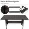 7-Piece Outdoor Patio Furniture Set, 9 Seat PE Rattan Patio Furniture Set with Dining Table & Ottomans, Waterproof & Splash-Proof Seat Cushions - 4 of 4