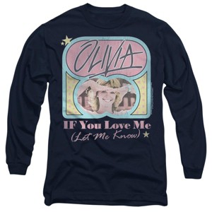 Men’s Olivia Newtonjohn If You Love Me Long Sleeve T-Shirt - 1 of 4