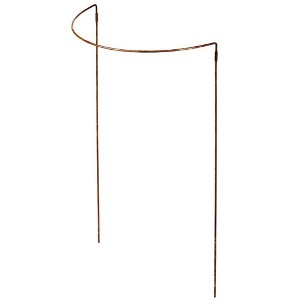 Gardener's Supply Company | 18" x 29" Jardin Half-Round Supports (Set of 2) | Half-Round Plant Supports Prevent Flopping Flowers | Weatherproof - 1 of 2