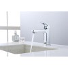 Gulches Chrome Single Hole Bathroom Faucet with Two 9/16" Hoses, 4.38" Spout Height - 2 of 4