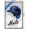 Trends International MLB New York Mets - Drip Helmet 22 Framed Wall Poster Prints - 3 of 4