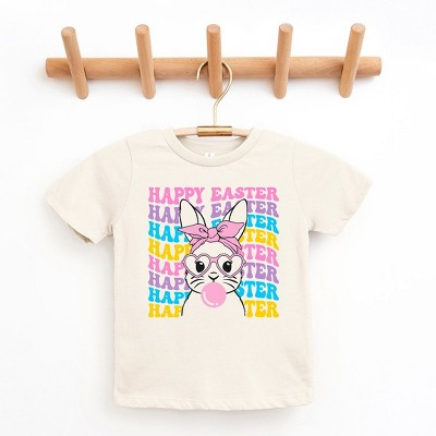 The Juniper Shop Bubble Gum Bunny Wavy  Youth Short Sleeve Tee