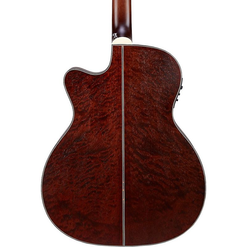 Mitchell T413CE-BST Terra Series Auditorium Solid Torrefied Spruce Top Acoustic-Electric Guitar Edge Burst, 2 of 7