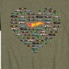 Boys' - Hot Wheels - Valentine's Hot Wheels Heart Short Sleeve Graphic T-Shirt - 2 of 4