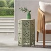 Iron Side Table - 12 Inch, Green As Shown - 2 of 2