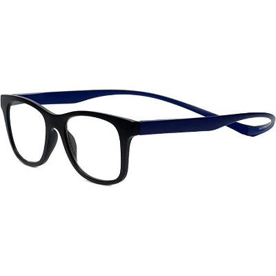 Magz Chelsea Magnetic Front Connecting Reading OR Blue Light Glasses OR Transition Photochromic in Black Blue