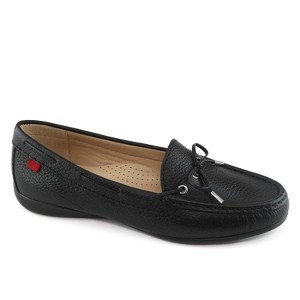 Marc Joseph New York | Womens Leather Slip On Diana St Tiebow Driver Loafers - 1 of 4