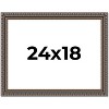 PosterPalooza | Ornate Black Picture Frame - UV Acrylic, Backing Board, Hanging Hardware Included - 2 of 4