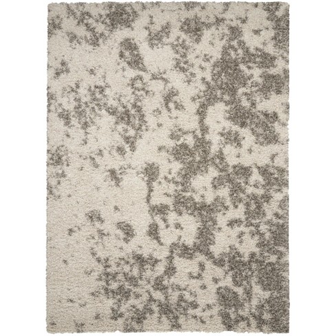Nourison Amore Cobble Stone Shag Area Rug Amor4 7'10