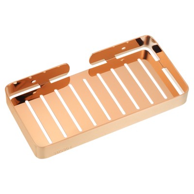 Unique Bargains 304 Stainless Steel Wall Mounted Soap Dish Holder with Installation Kits