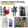Munora 9-Piece Heavy Duty Garage Wall Hooks with Reinforced Solder Points - 5 Multi-Size Hooks, Hardware Included - 2 of 4