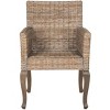 Armando 18''H Wicker Dining Chair (Set of 2)  - Safavieh - image 3 of 4